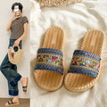 Xishuangbanna resort style ins ethnic style sandals for women summer outing soft bottom non-slip beach flip-flops for women
