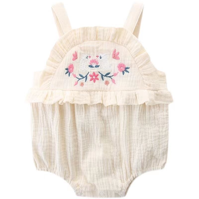 new arrivalgirl sling outing khaki newborn baby summer thin bag butt crawling suit baby outwear summer dress