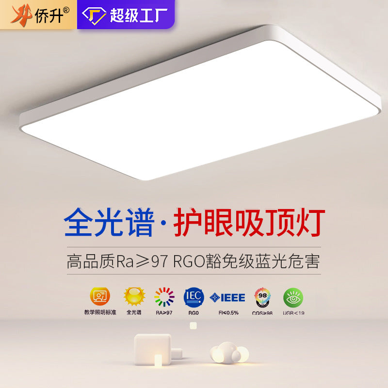 Living room light, simple ceiling light, advanced eye protection light, bedroom light, balcony light, whole house Zhongshan lighting, home improvement lighting