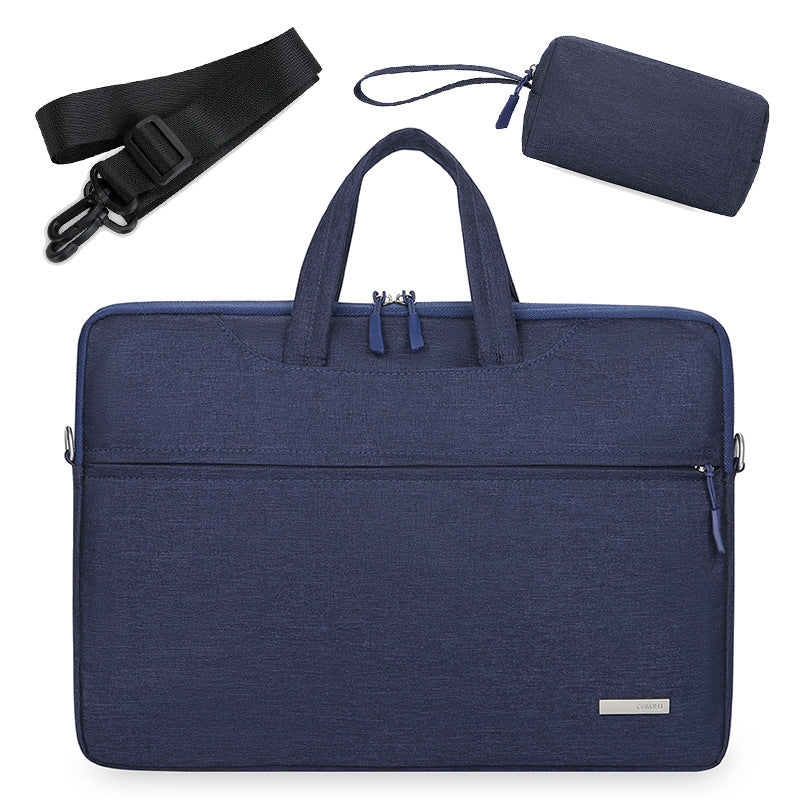 Cross-border computer bag, men's and women's business laptop liner bag/15-inch laptop shoulder bag oblique span bag