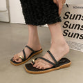 2024 new women's thong sandals - summer outdoor fashion, trendy flat casual flip-flops, beach slippers