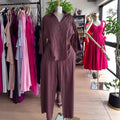 European and american cross-border women's fashion:  summer new collection - solid color, relaxed fit, turn-down collar shirt and wide-leg pants casual set
