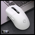 Leikui x8 wireless mouse - bluetooth dual-mode lightweight gaming mouse with rechargeable battery and 2.4g connectivity, featuring screen display
