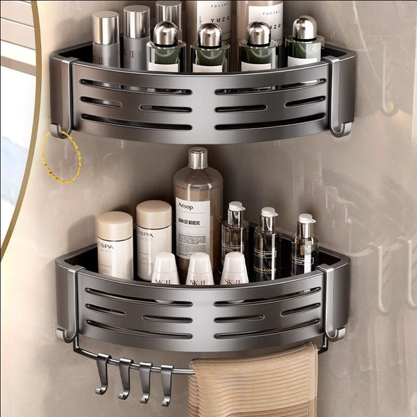Toilet rack Bathroom wall storage rack No punching Wall hanging Toilet tripod Toilet washstand