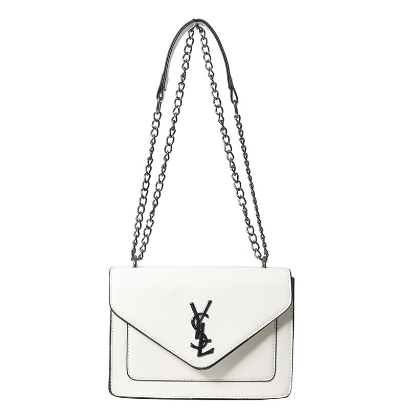 Classic foreign trade small square bag women's bag new fashion versatile chic minimalist shoulder bag chain crossbody bag high-end feel