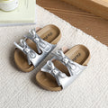 Girls' summer sandals: new thick-soled, trendy, casual kids' shoes - versatile outdoor wear with tie-up straps