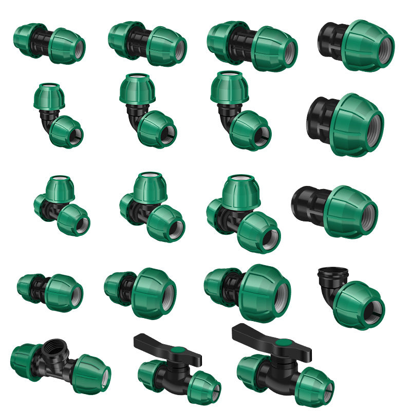 Baolian ppr heat-free quick connector pe pipe accessories water pipe interface elbow direct tee 4/6 branch pipe fittings