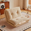Lazy sofa bed living room dual-purpose single sofa small apartment for home cream style reclining and sleeping foldable sofa bed