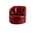 Second-hand style rotate casual chair armchair tea main chair living room study casual chair accessible luxury full cowhide office chair
