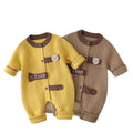 Baby romper long sleeve cute spring autumn jumpsuit newborn infant knit bodysuit 039