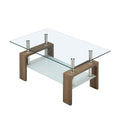 Amazon export mdf coffee table - modern minimalist tempered glass side table with a touch of luxury