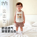 Baby summer tops vest camisole boys and girls pure cotton sleeveless t-shirt boys kids summer thin summer clothes