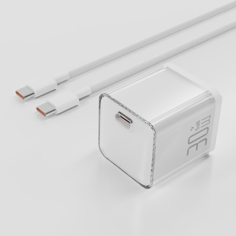 Pd30w ice-cool gan charger - fast charging adapter for apple iphone 16 and other apple devices