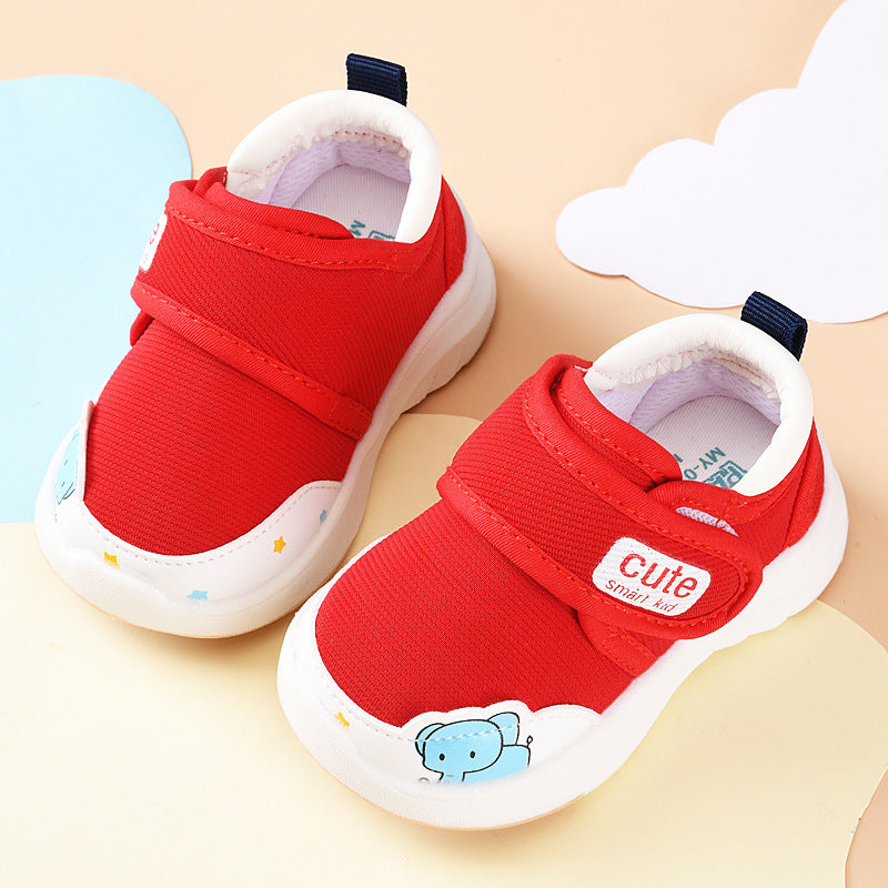 Baby spring/autumn shoes, newborn infant shoes,  new walking shoes, baby shoes, one-year-old boy and girl infant cloth shoes