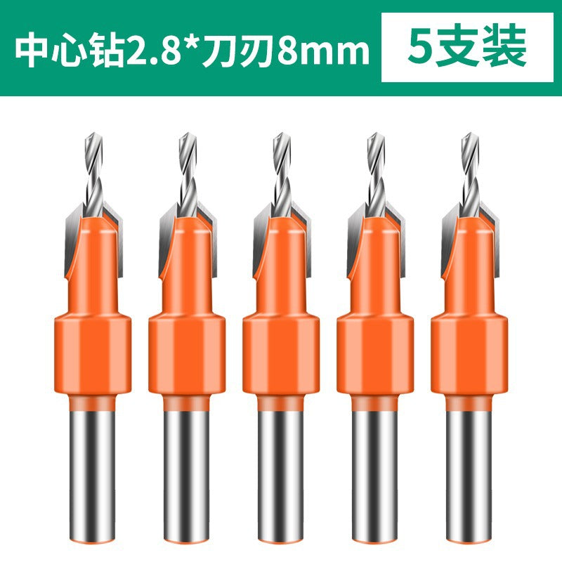 Baolian woodworking countersunk drill bit ladder drilling screw countersunk head drilling hole opener taper hole deep hole lead hole positioning