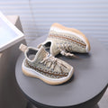 Clearance sale: kids' yeezy sneakers! boys' athletic shoes, breathable mesh sneakers, flyknit girls' casual shoes, soft-soled baby shoes