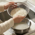 304 stainless steel rice washing basin drain basket set of seven nesting dolls kitchen sink egg bowl cooking basin suit
