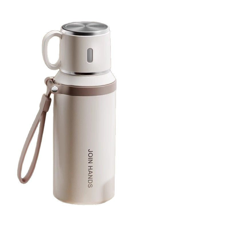 316 stainless steel thermos cup for girls large capacity thermos kettle high appearance tea bowl lid cup ready-made personalized wholesale