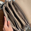 Top-grain leather women's 2024 fall/winter new arrival handbag, genuine leather women's bag, shoulder bag, crossbody bag, large capacity