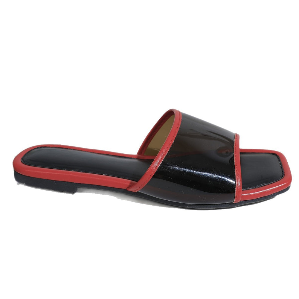 2025export beautiful women's sandals and slippers women's summer new product outwearclassyfashion sandals with hemming and color matching