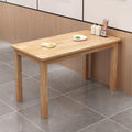 Solid wood dining table, fast food table and chairs, noodle restaurant dining table and chairs, rectangular table, square dining table, food stall, snack bar dining table
