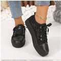 fall and winternew arrivalexportplus size round toe tie backflats mesh tie backcasualwhite shoes women's spot wholesale