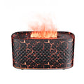 new humidifier, colorful simulated flame aroma diffuser, home hotel desktop usb air humidifier
