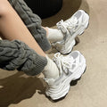 Dad shoes women's 2025 spring/summer new arrival: popular chunky platform sneakers - breathable mesh, versatile, lightweight, athletic & casual