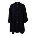 D3089  spring new arrival loose waist elegant lapel pure colorplus size shirt skirt european and american cross-border dress