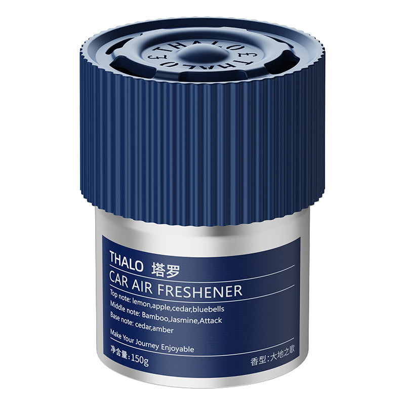 Car air freshener solid balm - new men's car fragrance, air purifying, odor eliminating, long-lasting scent