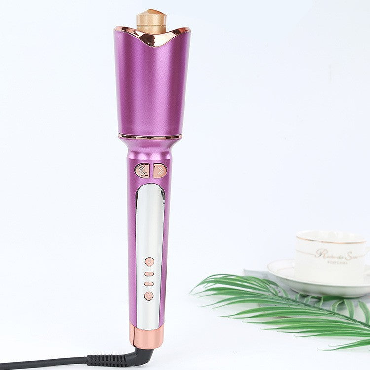 Fully automatic curling wand rotate lazy ceramic curling artifact negative ion digital rotate curling iron hair straightener