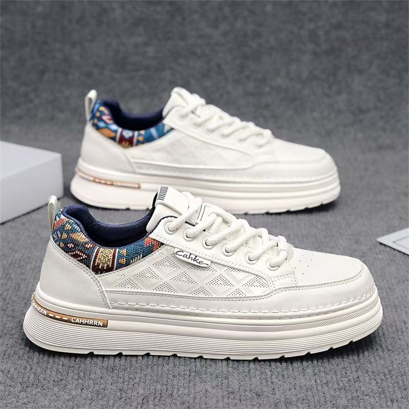 Popular men's shoes springniche style original easiest for matchcasual sneakers men's sports thick sole heightening xiaobai trendy shoes