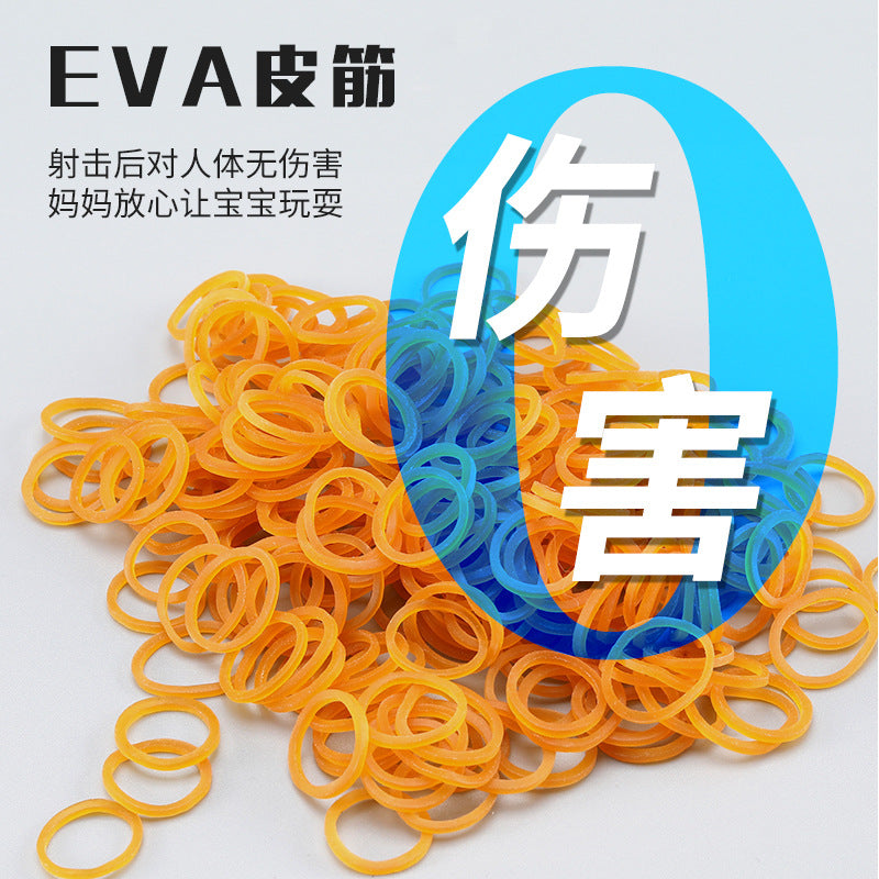 exclusive metal folding rubber band gun, rubber band shooting boy gift pendant, children's toy gun model