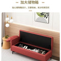 Imperial concubine bench - multi-functional storage ottoman for home use - adult seating - rectangular sofa bench for bedroom
