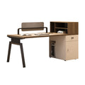 Casual modern 4 four-six 0.3kg slot computer booth screen employee office table and chair combination