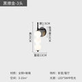 Creative modern minimalist nordic bedside wall lamp bedroom ambiance designer gourd living room background wall decorative light