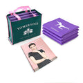 Pvc yoga mat factory portable 8mm student lunch break nap mat outdoor fitness non-slip mat storage thickened