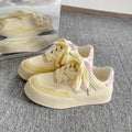 Argan shoes women's white shoes2026new arrival spring and summer with skirt niche styleeasiest for match student casual sports thick sole sneakers
