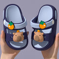 3d capybara kids' slippers - new 2025 summer collection for girls, indoor home cartoon non-slip sandals for boys