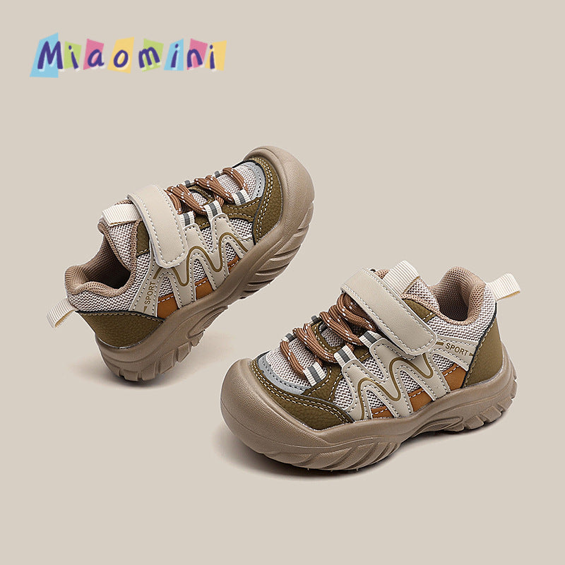 autumn new arrivals: boys' soft-soled comfortable athletic & casual shoes, korean style fashionable versatile girls' german army trainers