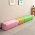 Early childhood education training institution waiting area, leisure and rest area, barber shop reception area, small shoe-changing stool, long sofa waiting chair