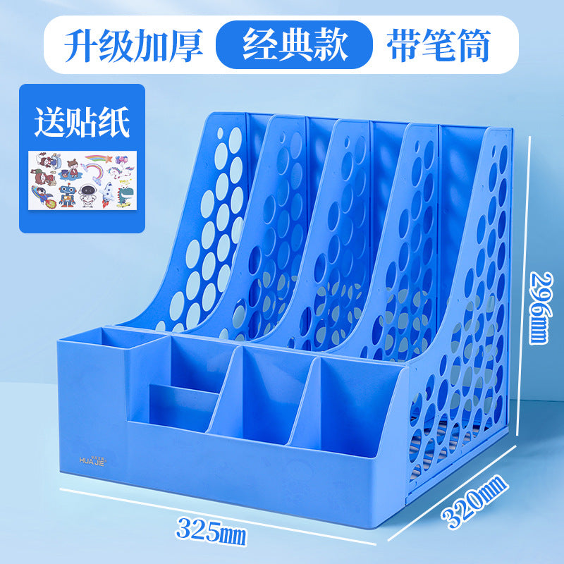 Desktop File Shelf Bookstand Desk File Shelf File Frame File Basket Data Shelf File Storage Box