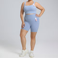 plus size lycra yoga clothes suit high elastic naked tight sportswear women's lulu same style fitness clothes suit