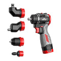 Nanwei multi-head drill lithium battery brushless hand drill quick change chuck electric screwdriver electric batch power tool multi-function