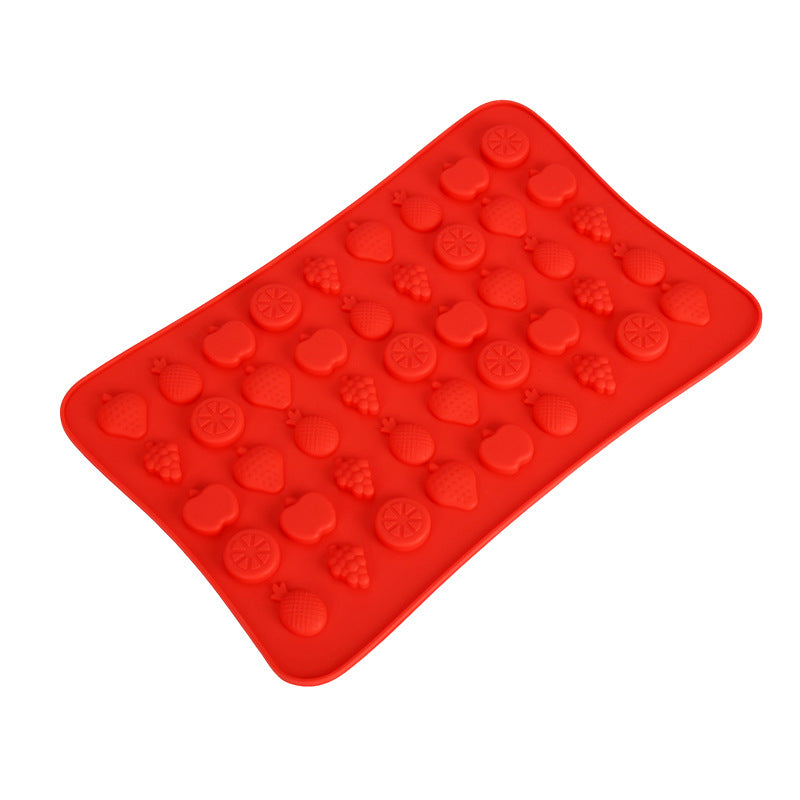 Food grade fruit modeling QQ sugar silicone mold jelly dessert baking tool high temperature resistant silicone candy mold