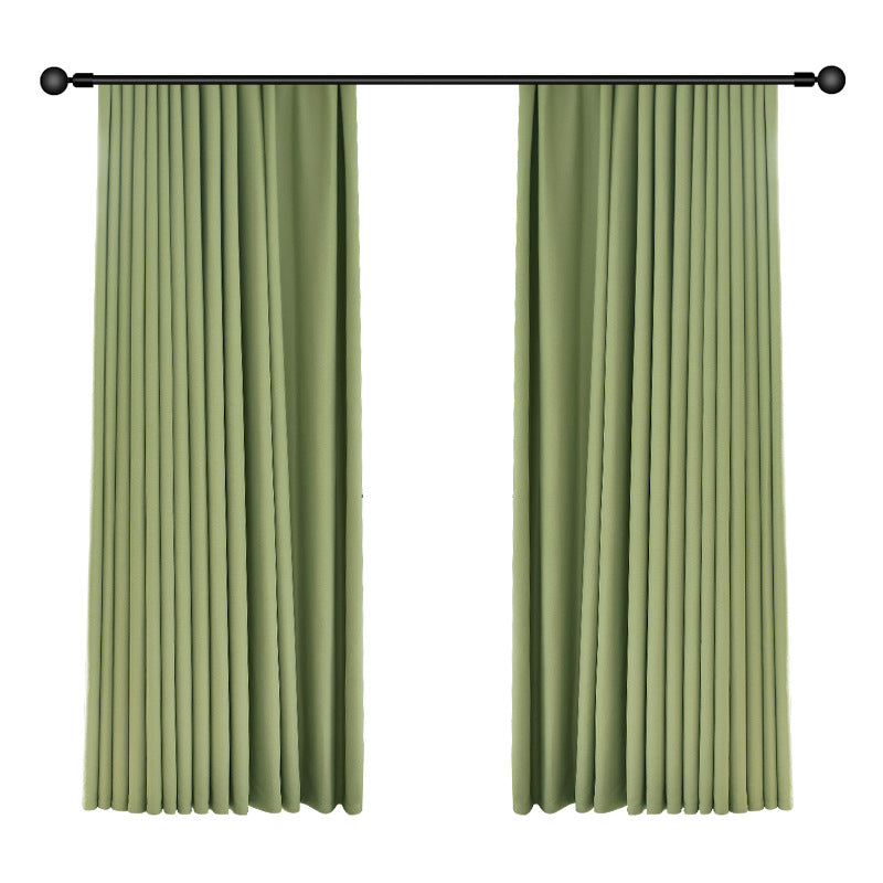 Modern minimalist blackout chenille curtain fabric wholesale for bedroom and living room - shaoxing keqiao curtains [project]