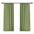 Modern minimalist blackout chenille curtain fabric wholesale for bedroom and living room - shaoxing keqiao curtains [project]