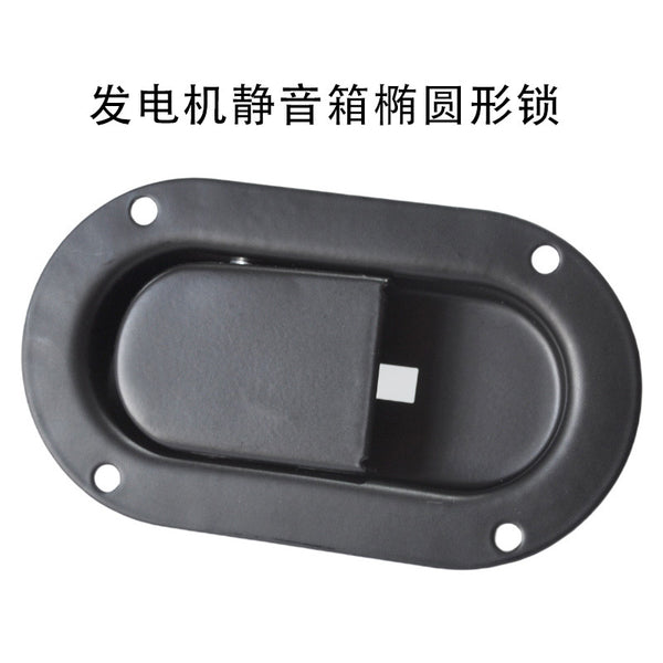 Generator set electric cabinet door elliptical lock spray plastic compartment lock machine cabinet lock suitable for gasoline engine spot hot sale direct supply