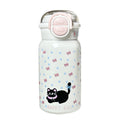 Minimalist planet double-drink insulated tumbler, 316 stainless steel, cute and stylish, for girls, students, straw cup, kids' water bottle
