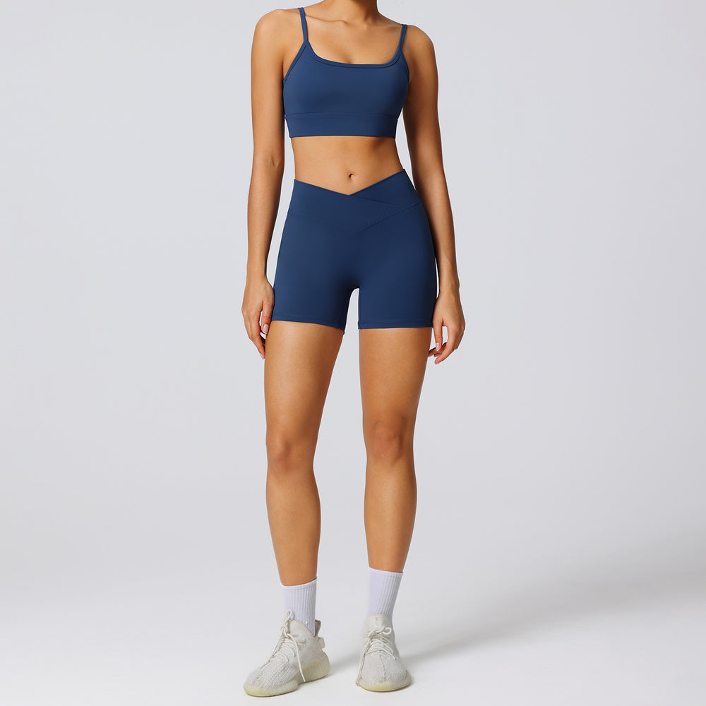 summer new arrival yoga clothes for women classy outdoor fitness clothes suit high elastic quick-drying sportswear two-piece set